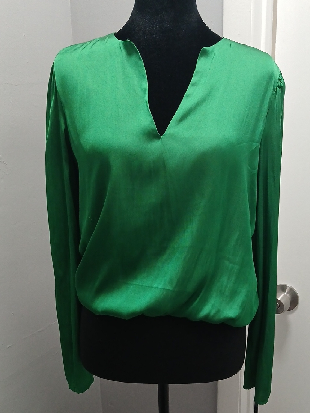 Sincerely Jules Vibrant Green Blouse